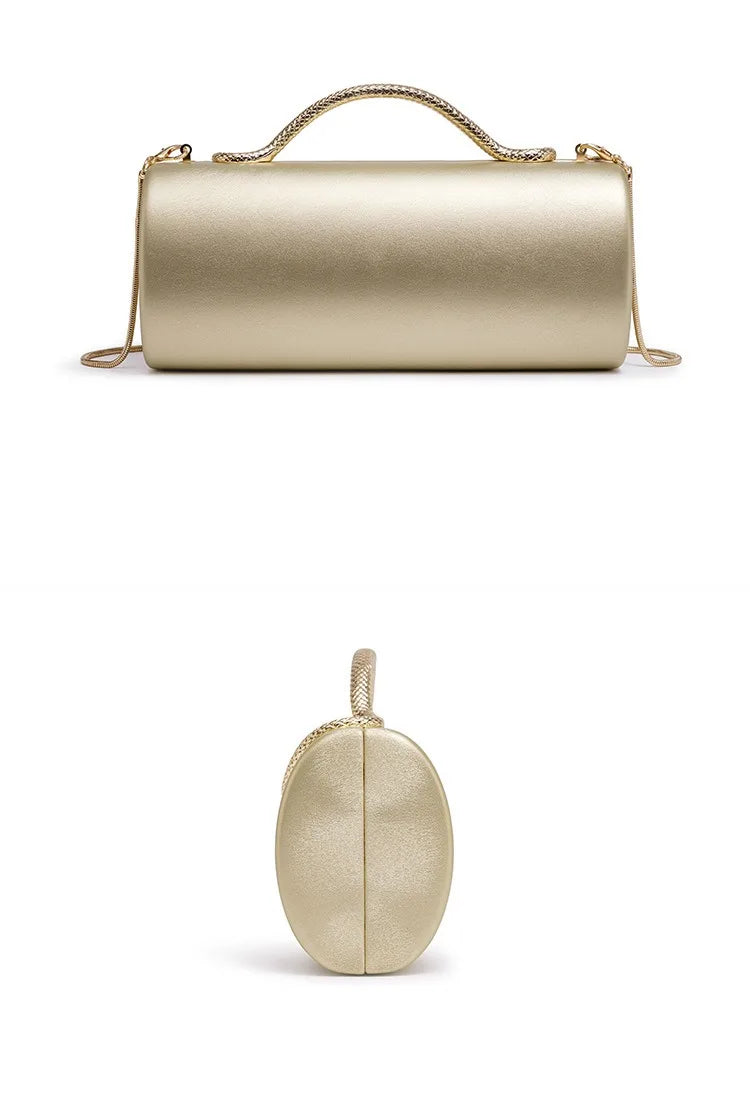 Luxury Designer Women's Dinner Bag with Metal Top Handle Single Shoulder Bag And Wallet for Wedding Cosmetics 2025 New Model