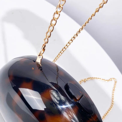 Oval Acrylic Wedding Evening Clutch Party Bag For Women Luxury Designer Handbag And Purse 2024 New In Fashion Shoulder Crossbody