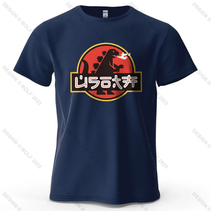 Japan Printed Men's T-Shirt 100% Cotton Oversized Harajuku Graphic Tees for Women Tops Tees Casual Streetwear