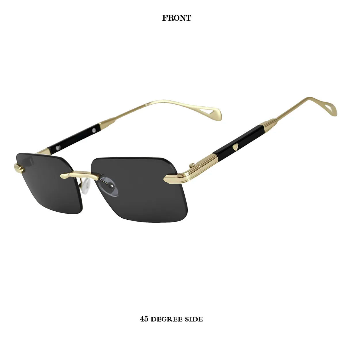 2026 Rimless Sunglasses Women Vacation Sunscreen New Square Sunglass Men Brand Design Fashion Glasses Shades Lentes De Sol Mujer