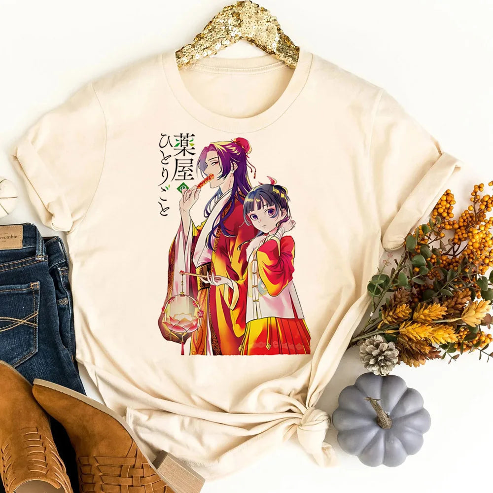 Apothecary Diaries tshirt female korean fashion japanese cheap aesthetic vintage t shirt goth 2000s baddie meme scene