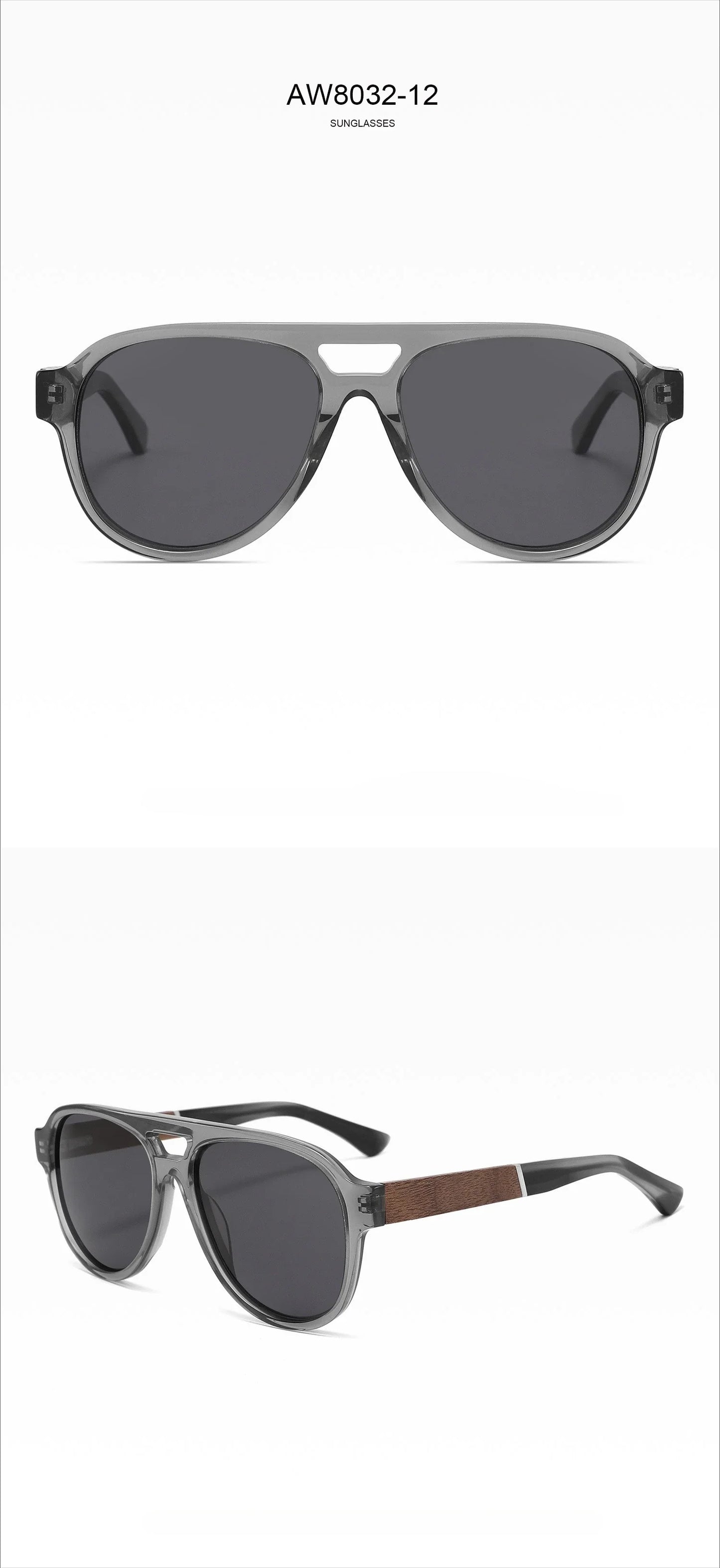 2026 Fashion Top Quality Double Beam Sunglasses Pilot Men Designer Brand Sun Glasses Acetate Women Outdoor UV400 Anti UV Goggles