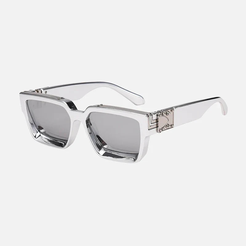 Cycling Brand Rectangle Sunglasses Men Women Luxury Shades Retro Square Sun Glasses Eyewear Trend Punk Eyeglasses For Male