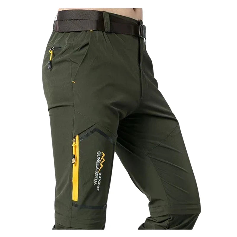 Trekking Pants Hiking Camping Men Summer UV-Proof Outdoor Sports Detachable Shorts Quick Dry Sportswear Wlaking Fishing Trousers