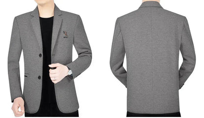 Brand 2026 Spring Business Blazer for Men Solid Autumn Casual Men's Jacket Blazer Fashion Single Breasted Suits Mens