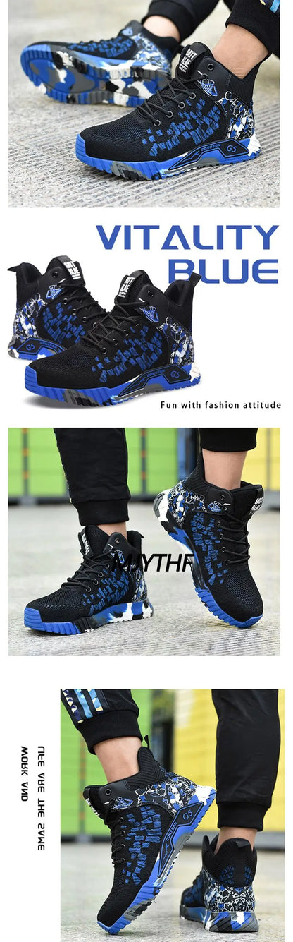 anti-slip work shoes high man safety shoes steel toe cap industrial work boots for women cheap man safety sneakers 48 49 50