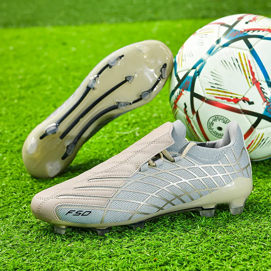 8552 High Quality Mens Soccer Shoes Training Non-Slip Turf Soccer Cleats TF/FG Football Sneakers Chuteira Campo F50