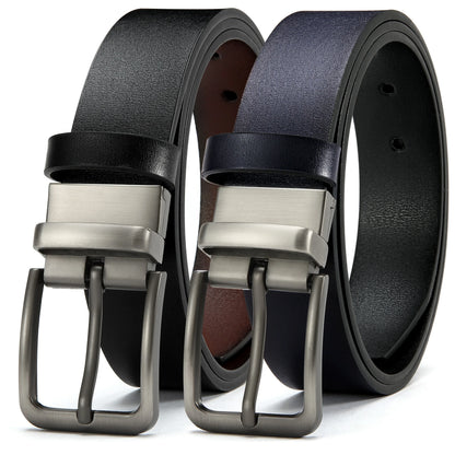 Mens Leather Belt  High Quality Leather Belt Men Male Genuine Leather Strap Luxury Pin Buckle Jeans For Men Men Accessori