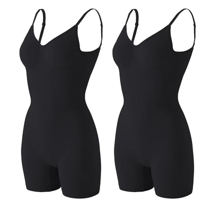 Seamless Low Back Bodysuit Shapewear Women Butt Lifter Smooth Body Shaper Backless Slimming Sheath Flat Belly Corset Underwear