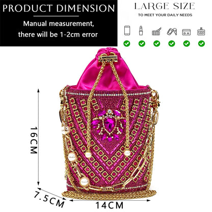2024 Latest Wedding Pointed Toe Women's Shoes High Heel Black Color Rhinestones italian shoes and bags matching set