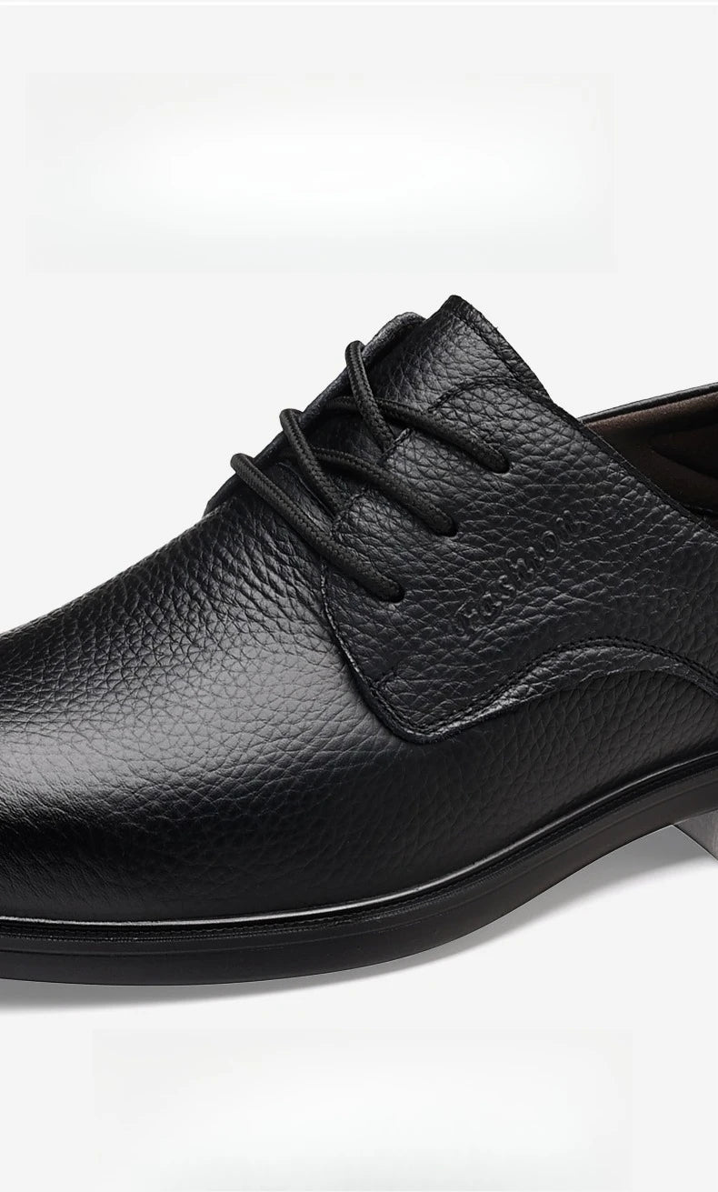 Men Formal Leather Shoes Black Pointed Toe Men Loafers Party Office Business Casual Shoes for Men Oxford Shoes Mens Dress Shoe