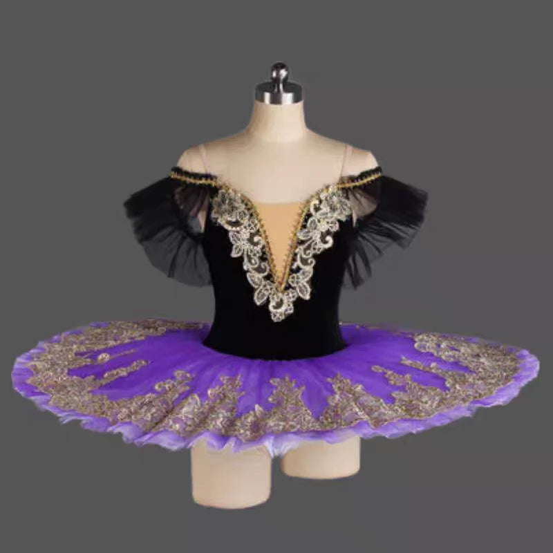 Classic Professional Ballet Tutu Adult Kids White Swan Lake Ballet Costume Pancake Tutu Ballerina Party Dance Dress Girls Women