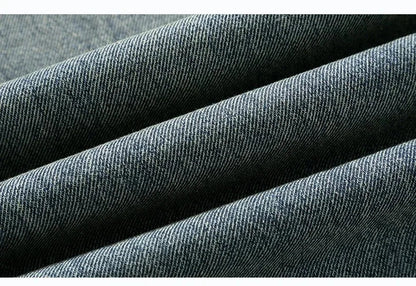 8XL New Wide Leg Washing Jean Pants Men Trousers Neutral Solid Color Loose Casual Straight Outdoor Fashion Plus Size Pants