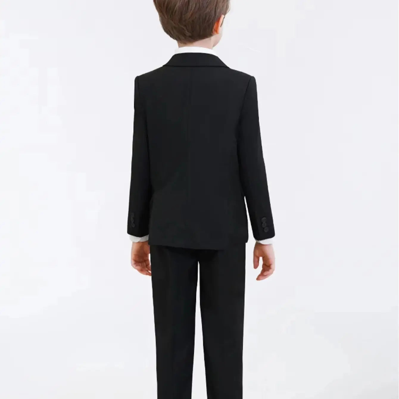 Commuion Formal Suit for Boys 2-14 Yrs 4 Pieces Regular Fit Party Prom Birthday Dresswear Dinner Jacket Vest Pants Bowtie Suits