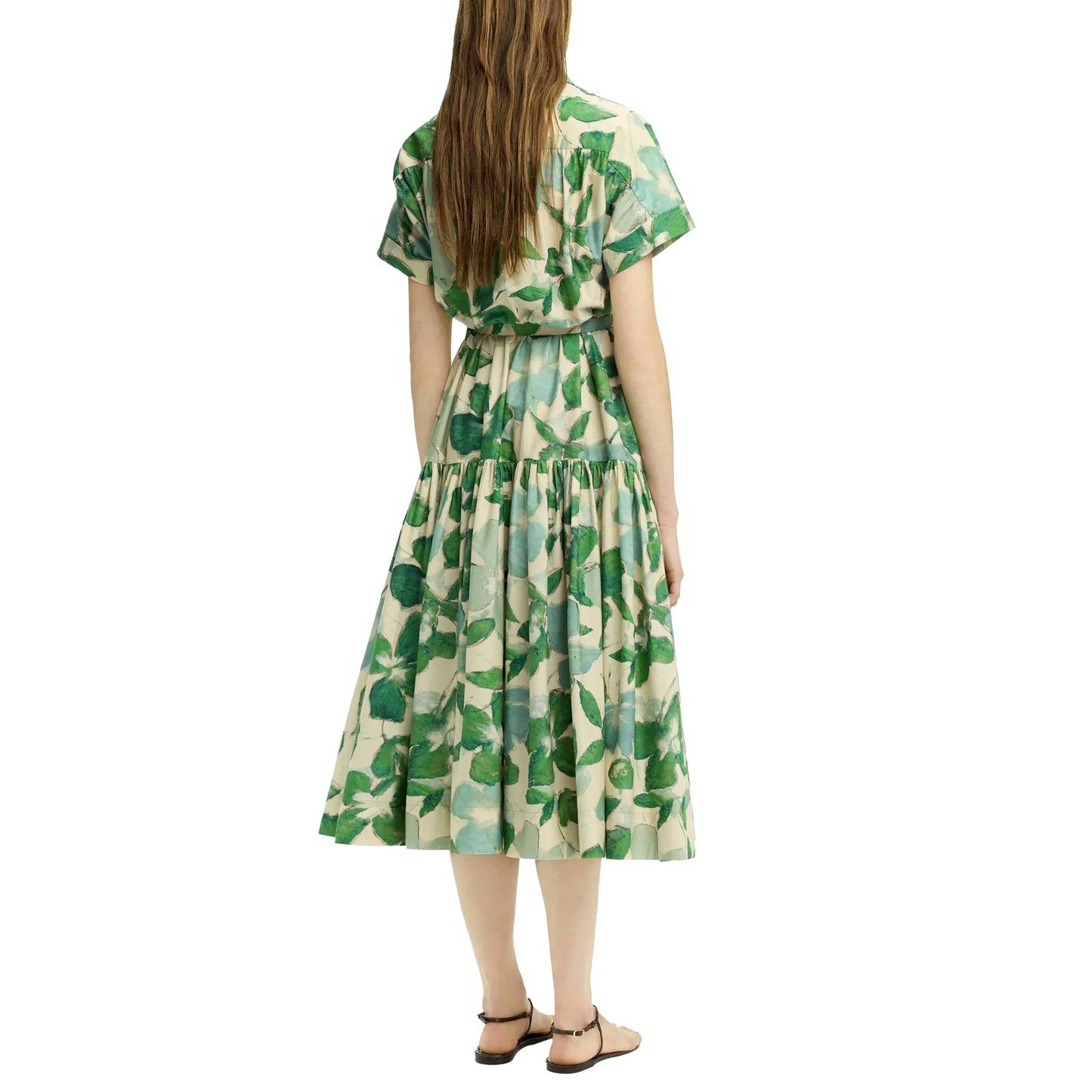 Women's Elegant Dress Hit Color Spliced Waist Cinching Elegant Dresses Women Pockets Midi Dress Office Lady Fashion