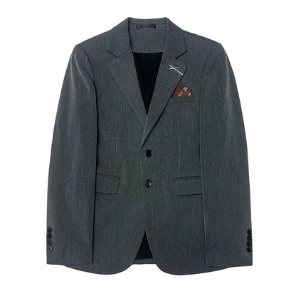 2026 High Quality (Suit + Vest + Trousers) Stylish and Handsome Casual Wedding Suit Business Suit Three-Piece Genuine