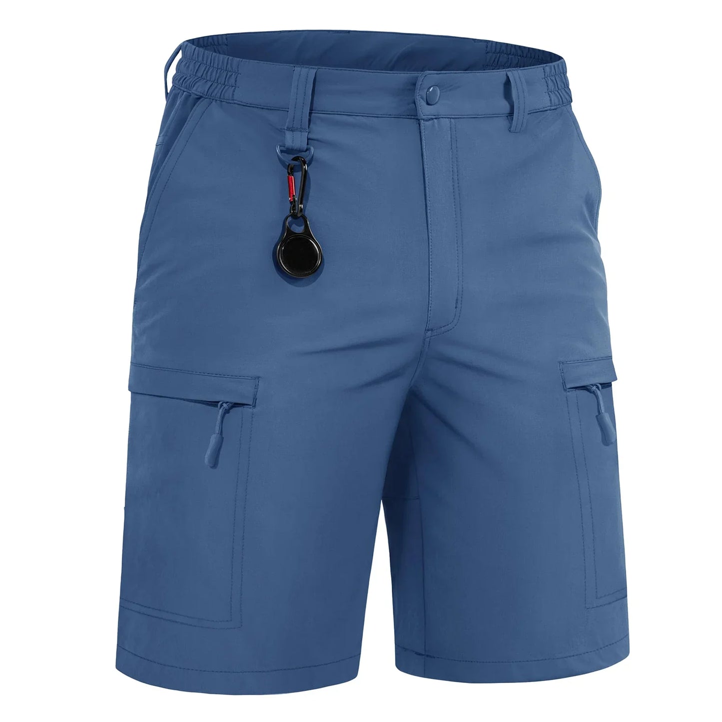 Summer Moisture Wicking Casual Shorts Mens Cargo Work Shorts Running Jogging Sports Bottoms Nylon Rip-Stop Short Pants