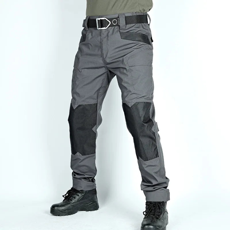 Military Tactical Pants  Men Cargo Trousers Waterproof Multi-pocket Casual Wear-Resistant Cargo Pants Climbing Outdoor Workwear