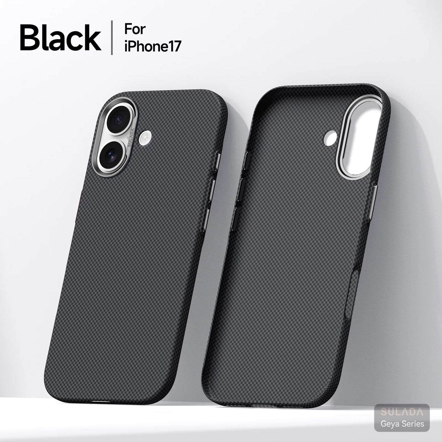 Kevlar Pattern Texture Wireless Charging Case For IPhone 18 Pro Max 17 16 360° Rotate Bracket Bare-metal Feel Drop-Proof Cover