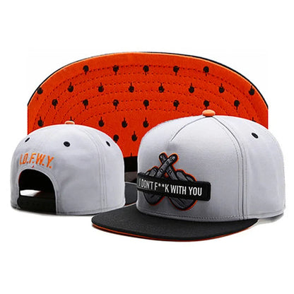 New Hot Sales Embroidered Baseball Hat Men Women Cotton Flat Edge Sunshade Outdoor HipHop Trucker Hat Snapback Dad Hat Gorras