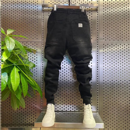 High Quality Fashion Comfortable Luxury Designer New Baggy Luxury Korean Style Loose Jeans for Men Ideal for Spring and Autumn