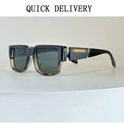 Square Sunglass Men Vintage Luxury Sunglasses Women 2025 Retro Fashion Glasses Vacation Gafas De Sol Hombre Lunette Soleil Femm