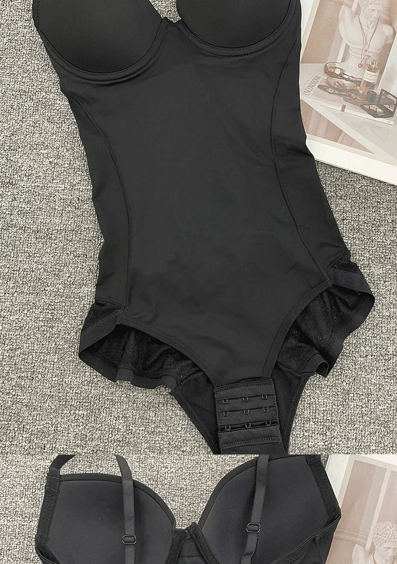 Women Corset Shapewear Bodysuit Tummy Control Tight Slimming body Shaper Bodysuit with Bras