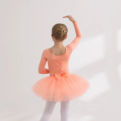 Children's Dance Costume Girl Dress Tutu Outfit Vestido Girls Clothes Ballet Leotard Robe Fille Summer Ballet Skirt Baby Dresses