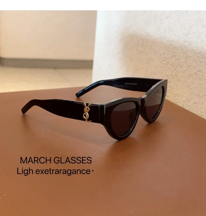 2025 New Fashion Women Sunglasses Luxury Retro Sun Glasses Cat Eye Eyewears Men Gafas De Sol Hombre Oculos De Sol Masculino