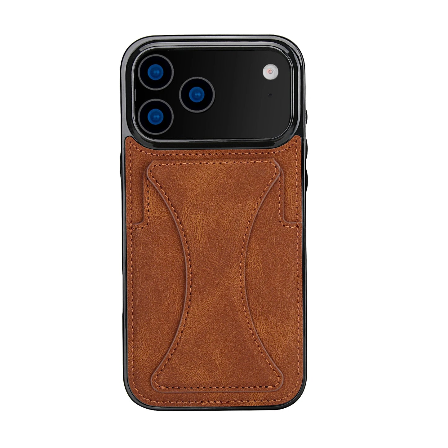 Foldable Kickstand Leather Phone Case For iPhone 17 Pro Max 16 Plus 15 14 13 12 Protective Credit Card Slots Kickstand Cover
