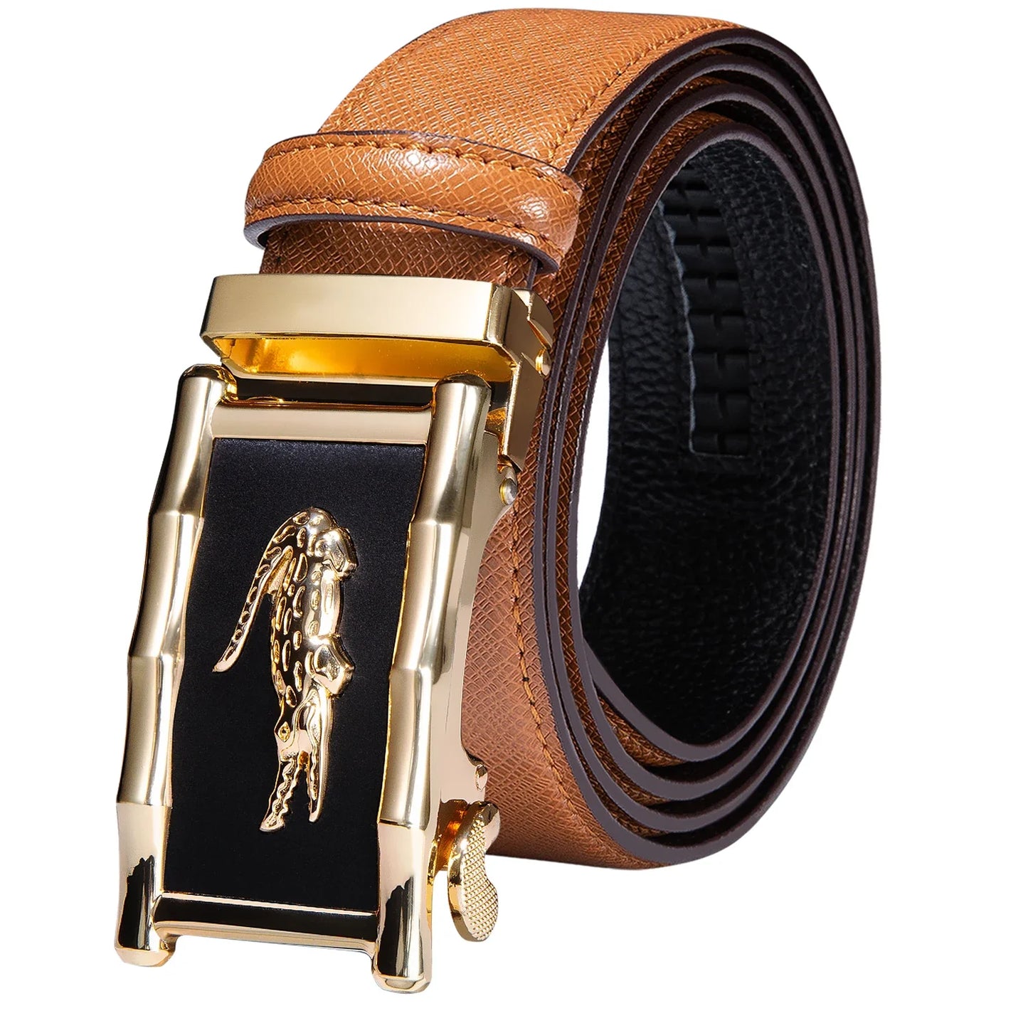 Men's Orange Brown Belt for Jeans New Yellow Green Blue Leather Jeans Belts Fashion Cowboy Genuine Leather Belt Strap