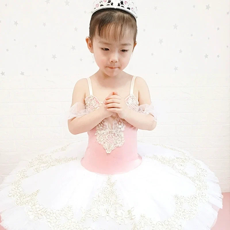 Summer Ballet Dresses Kids Outfit Dance Costumes Girls Clothes Vestidos Ballerine Girl Dress Tutu Ballet Leotards Children's Day