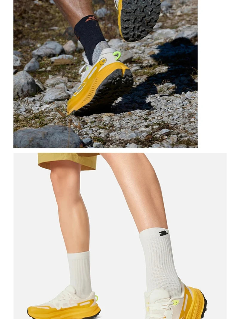 Men's DI LU 2 Trail Running Shoes XTRM-BOOM FIBER Cushion LN DWR Water Repellent LiNing Anti-slip Sports Shoes ARNV009