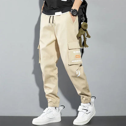 New Korean Fashion Style Casual Pants Men Cotton Cargo Trousers Male Plus Size Camouflage Streetwear Y2K Harem Jogger Camo Trend