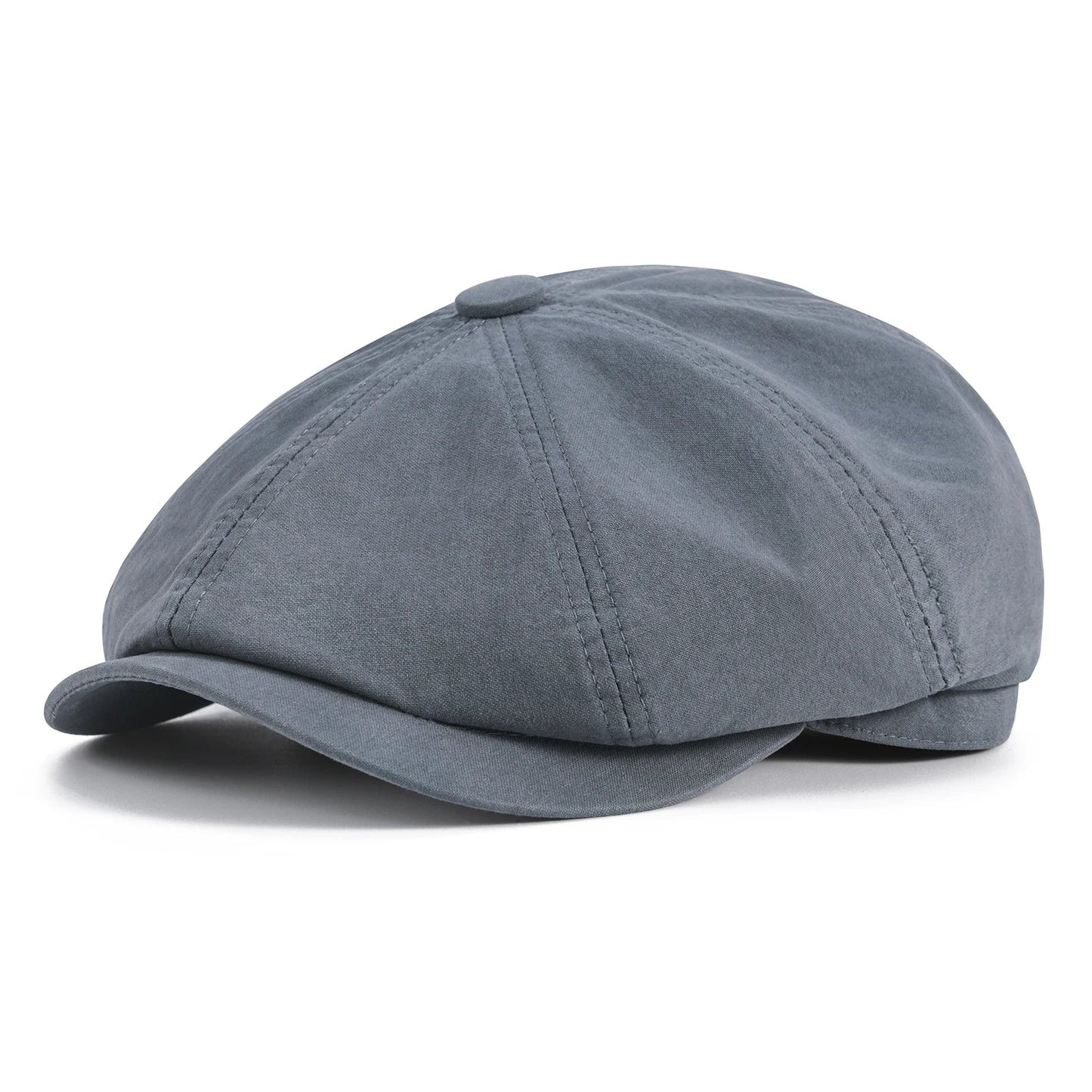 Men's Newsboy Gatsby Hat 100% Cotton Vintage Flat Ivy Driving Cabbie Cap