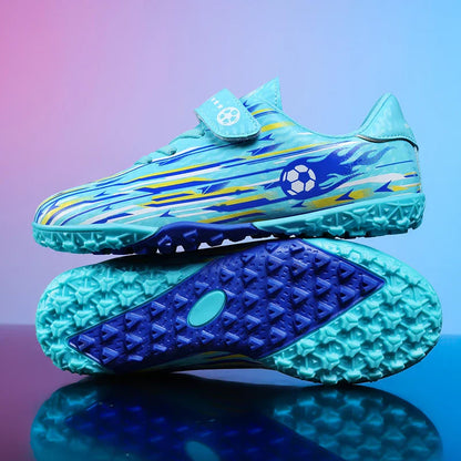 New Kids Professional Soccer Shoes Cleats TF Indoor Men Football Field Boots Original Football Society Shoes Grass Training Fast