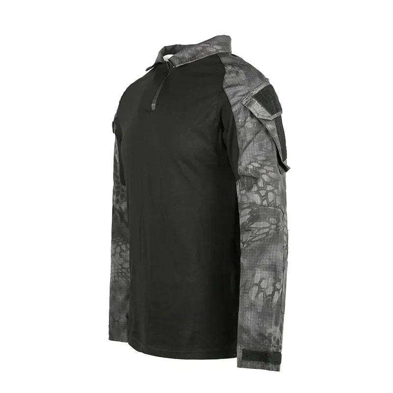Camouflage Softair US Army Combat Uniform Military Shirt Cargo CP Multicam Airsoft Paintball Cotton Tactical Clothing