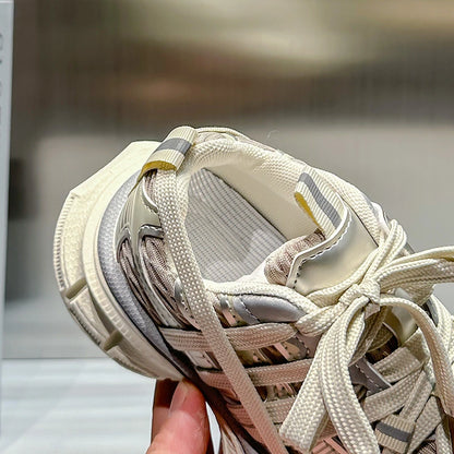 Kids Casual Sneakers for Boys Girls Non-slip Breathable Mesh Toddler Walking Shoes Strappy Versatile Chic Comfort Wear 4-6years