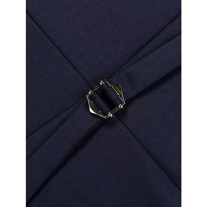 Man Waistcoat Single-breasted V-neck Male Suit Vest Simple Solid Color Comfortable Business Casual Versatile Men Vest