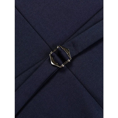 Man Waistcoat Single-breasted V-neck Male Suit Vest Simple Solid Color Comfortable Business Casual Versatile Men Vest