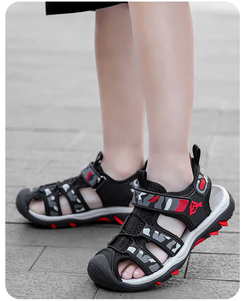 Children Girls Boys Sandals Children Beach Sandals Non-slip Soft Bottom Breathable Boys Shoes Outdoor Kids Shoes