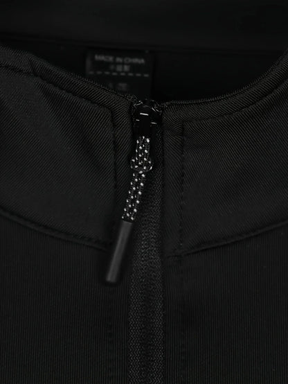 Coat men's half zipper quick drying anti wind drying clothes, running training basketball equipment, long sleeved fitness clothe