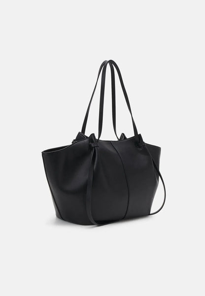 2026 New Large Capacity Trapeze Women Shoulder Bags Designer Metal Lock Handbags High-Quality Pu Leather Big Tote Commute Bag