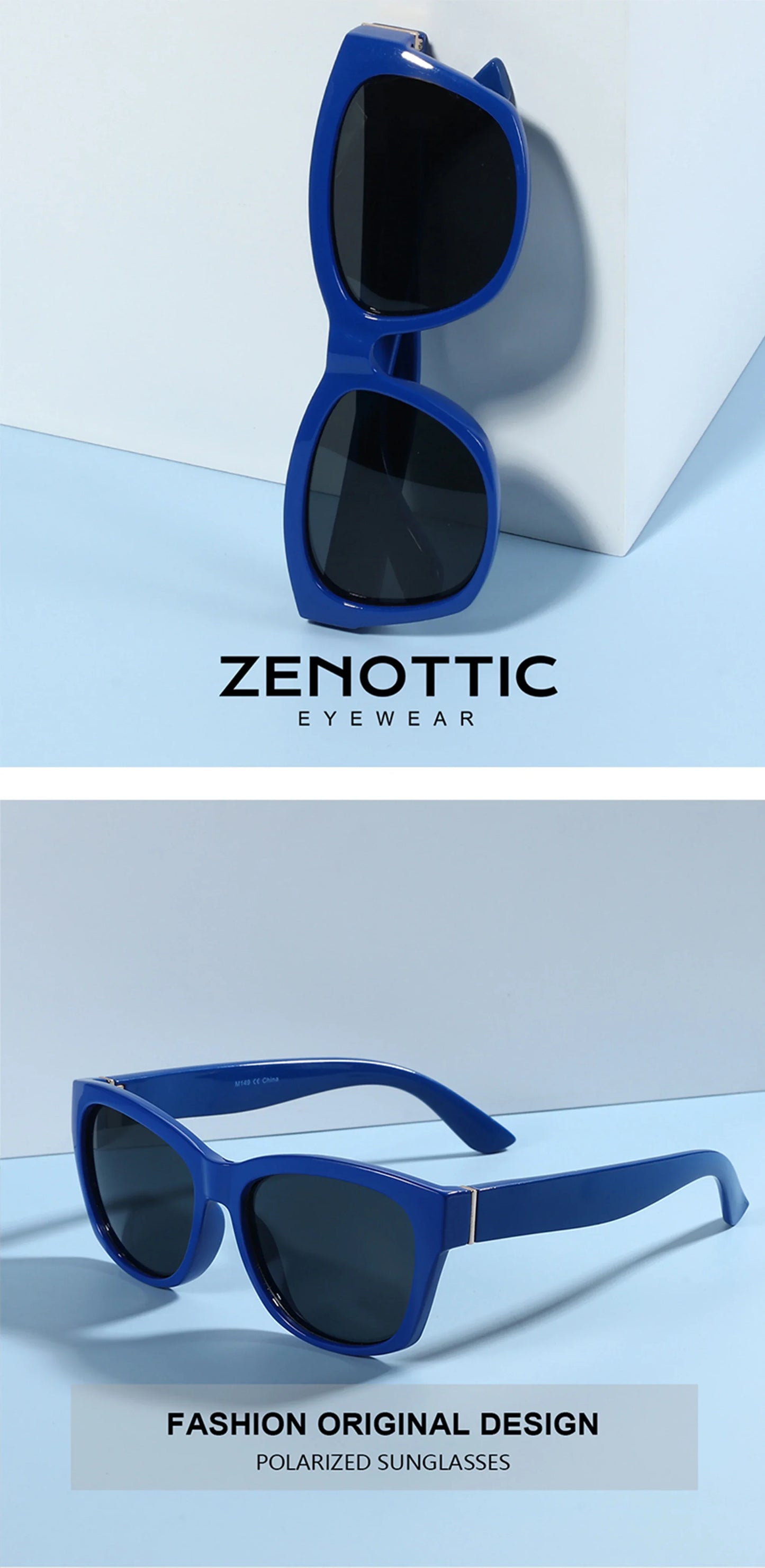 Butterfly Women Oversized Polarized Sunglasses Vintage Shades UV Protection Retro Cat Eye Ladies Sun Glasses ZS2206