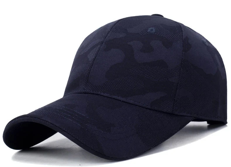 Unisex Simple Camouflage Baseball Caps Spring and Autumn Outdoor Adjustable Casual Hats Sunscreen Hat