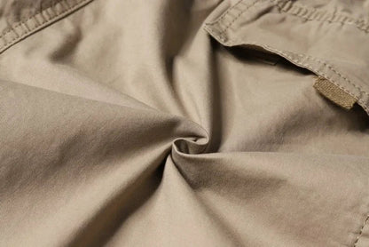 Casual Pants Men's Cargo Trousers Straight Leg Work Pants Men Cotton Casual Loose Spring Summer Wide Overalls Male Multi Pockets