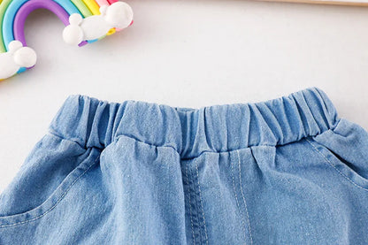 New Summer Baby Girls Clothes Suit Children Boys Fashion Cartoon T-Shirt Shorts 2Pcs/Sets Toddler Casual Costume Kids Tracksuits
