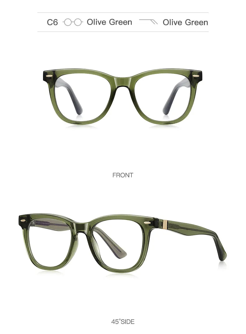 New Personalized Butterfly Unisex Design Women's Anti-Blue Light Reading Glasses Men Customizable Prescription PFD2230
