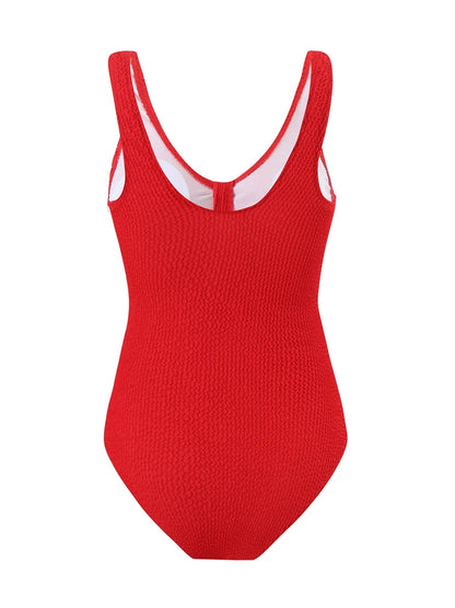 Slim V Neck Swimsuit Women 2025 New One Piece Vacation Swimwear Solid Bodysuit Female Bathers Swimming Monokini Summer Beachwear
