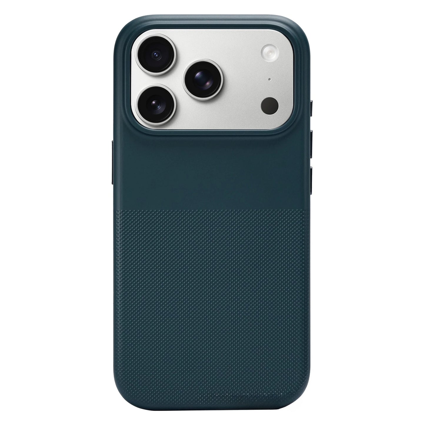 جراب هاتف مغناطيسي مضاد للسقوط بنمط نقطي بملمس طبيعي لهاتف iPhone 17 Pro Max متوافق مع MagSafe مع غطاء حماية بزر التحكم بالكاميرا